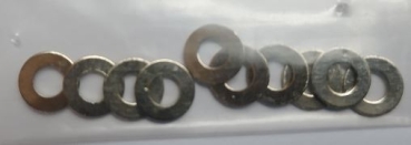 GR560.7 Unterlegscheibe 4,3x9,0x0,8mm 10 Stück